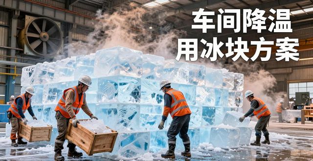 车间降温用冰块靠谱吗？宁河高温车间冰墙方案实测